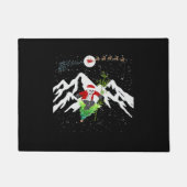 Paillasson Panda Bear Ski Arbre de Noël Père Noël Reindeer (Devant)