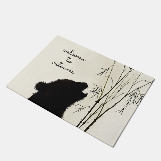 Paillasson Panda Silhouette (Incliné)