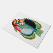 Paillasson Panier à porte de poisson d'époque (Incliné)