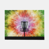 Paillasson Panier de golf de Tie Dye Disk (Devant)