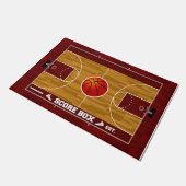 Paillasson Panier en caoutchouc de terrain de basket (Incliné)
