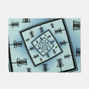 Paillasson Paniers de golf de disques tournants