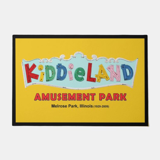 Paillasson Panneau texte Kiddieland Melrose Park, IL (Devant)