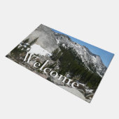 Paillasson Panorama en granit neigeux à Yosemite (Incliné)