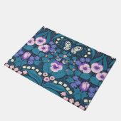 Paillasson Pansies, oiseaux et papillons (Incliné)