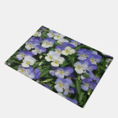 Paillasson Pansies violettes Jardin Floral (Incliné)