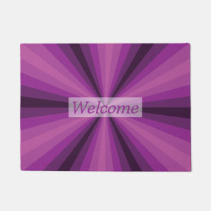 Paillasson Pantalon violet d'illusion optique
