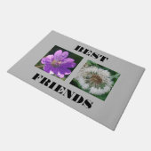 Paillasson Papier Tissu Best Friends Image Modèle (Incliné)