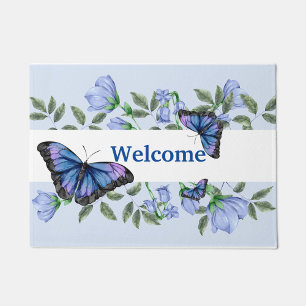 Paillasson Papillon bleu
