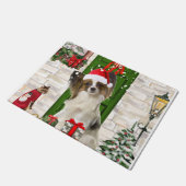 Paillasson Papillon Chien Noël (Incliné)
