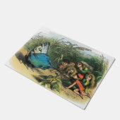 Paillasson Papillon Elf Art Cute Elves Papillons (Incliné)