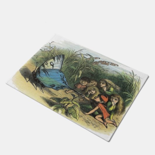 Paillasson Papillon Elf Art Cute Elves Papillons (Incliné)