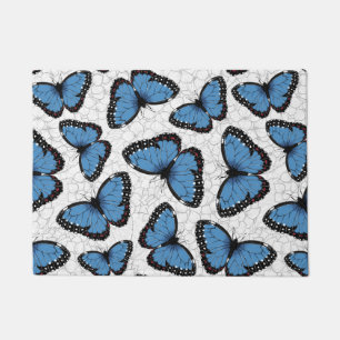 Paillasson Papillons morpho bleu