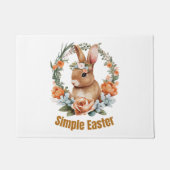 Paillasson pâques heureux (Devant)