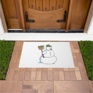 Paillasson Paquet Broom Snowman