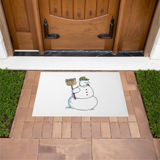 Paillasson Paquet Broom Snowman (De plein air)