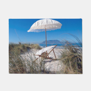 Paillasson Parapluie et chaise sur la plage
