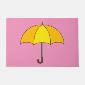 Paillasson Parapluie jaune (Devant)