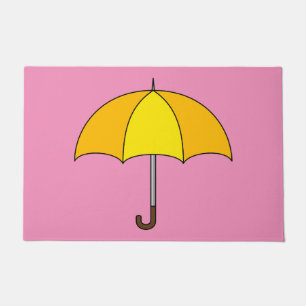 Paillasson Parapluie Jaune