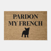 Paillasson Pardon de mon français (Devant)