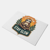 Paillasson Paresseux Méditatif Vintage T-Shirt Relaxé 2 (Incliné)