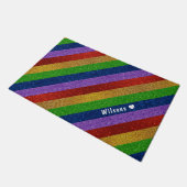 Paillasson Parties scintillant arc-en-ciel brillante et étinc (Incliné)