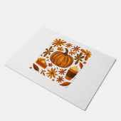 Paillasson Parties scintillant Automne Floral Citrouille Than (Incliné)