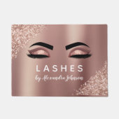 Paillasson Parties scintillant or rose et extension Eyelash (Devant)