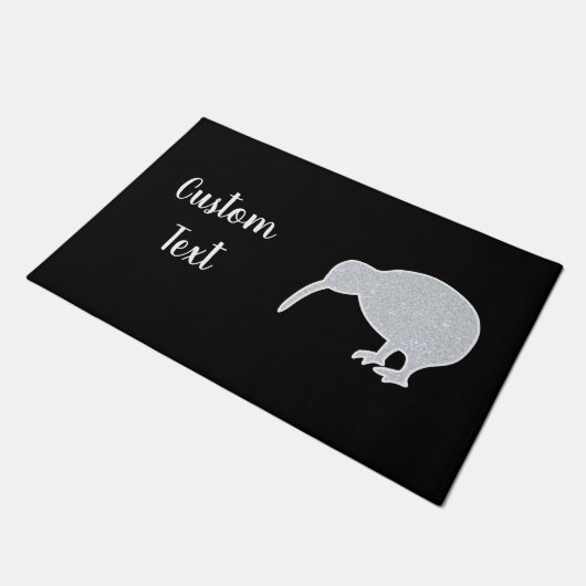 Paillasson Parties scintillant Sparkle Silver NZ Kiwi avec te (Incliné)