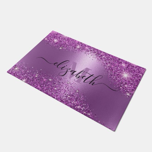 Paillasson Parties scintillant violette (Incliné)
