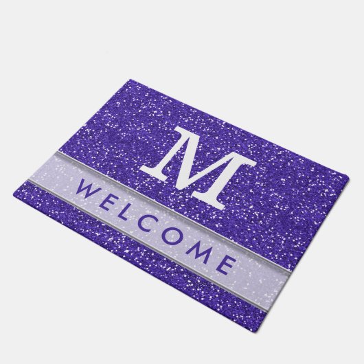 Paillasson Parties scintillant violette classique Apparence m (Incliné)