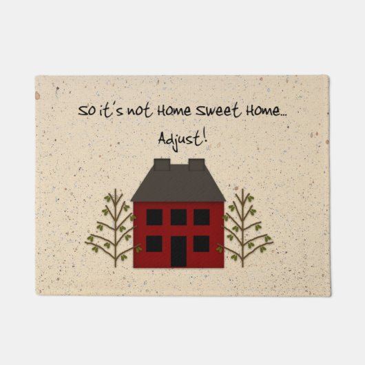 Paillasson Pas à la maison Sweet Home Porte Mat (Devant)