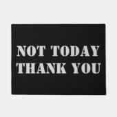 Paillasson pas aujourd'hui merci doormat (Devant)