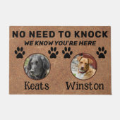 Paillasson Pas besoin de frapper (Devant)