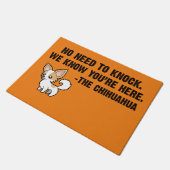 Paillasson Pas besoin de frapper le Chihuahua (Incliné)