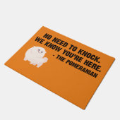 Paillasson Pas besoin de frapper le pomeranien (Incliné)