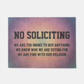 Paillasson Pas de sollicitation (Devant)