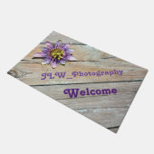 Paillasson Passiflora sur bois Patiné (Incliné)