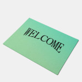 Paillasson Pastel Ombre Green Parties scintillant Look Welcom (Incliné)