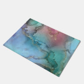 Paillasson Pastels rêvés - encre d'alcool et or (Incliné)