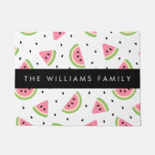 Paillasson Pastèque Rose, Pâtes De Pâques, Votre Nom (Devant)