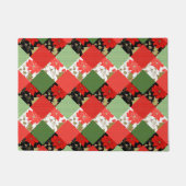 Paillasson Patchwork patchwork patchwork de Noël en toute tra (Devant)