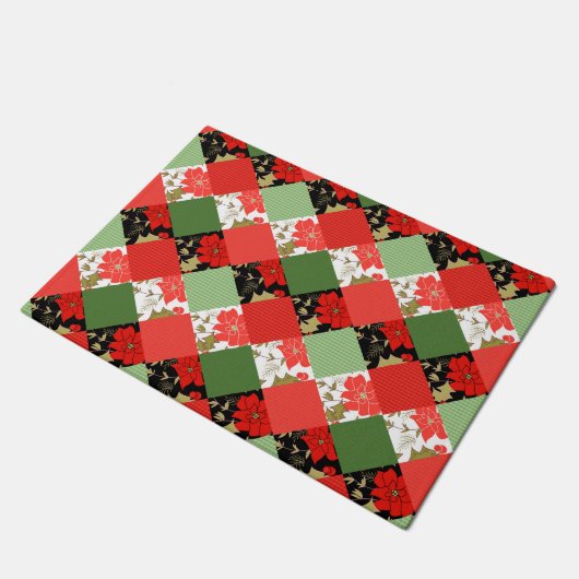 Paillasson Patchwork patchwork patchwork de Noël en toute tra (Incliné)