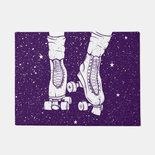 Paillasson Patinage à rouleaux de nuit (Devant)