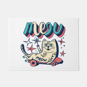 Paillasson Patinage de chat Miaou