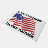 Paillasson patriote américain (Incliné)