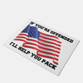 Paillasson patriote américain (Incliné)