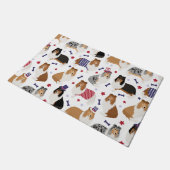 Paillasson Patriotic Rough Collie Pattern (Incliné)