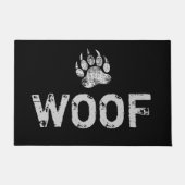 Paillasson patte de laine d'ours (Devant)