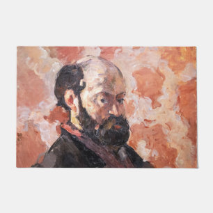 Paillasson Paul Cezanne - Autoportrait avec fond rose